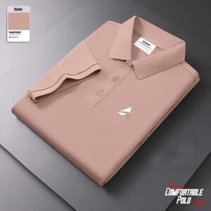 1pcs Luxury polo t-shirt (Misty Rose)