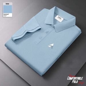 1pcs Luxury polo t-shirt (Clear Sky)