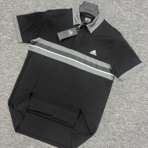 Ultra-Soft Sports Polo Shirt(Black)