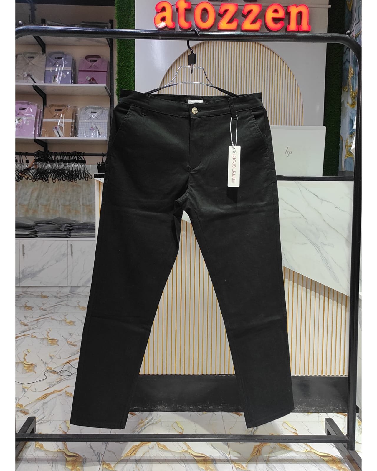 1 pcs classic formal pant(Black)