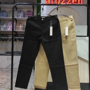 2 pcs classic formal pant(Black,Khaki)