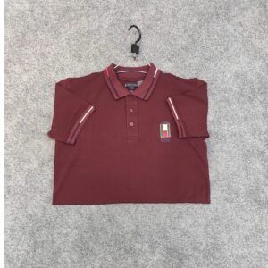 1 pcs Luxury polo t-shirt(Maroon)